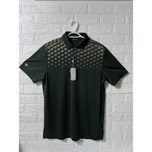 NWT Men's Levelwear Green Minnesota Wild NHL x PGA Original golf shirt Polo S